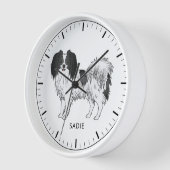 Zwart-witte halène met  naam (Hoek)