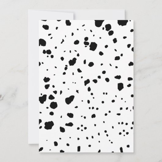 Zwart witte hand gebaar 2e verjaardag  kaart (Achterkant)