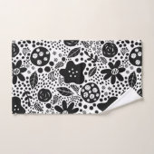 Zwart-witte handdoekset bad handdoek (Handdoek)