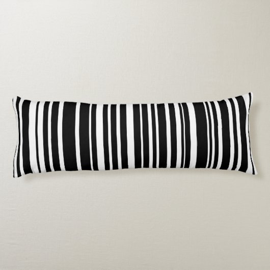 Zwart-witte harde schijven lichaamskussen (Achterkant)