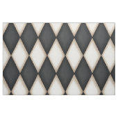 Zwart-witte harlekijn (grootschalig) stof (Fat Quarter)