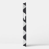 Zwart-witte harlequin Case-Mate iPhone case (Achterkant / Rechts)