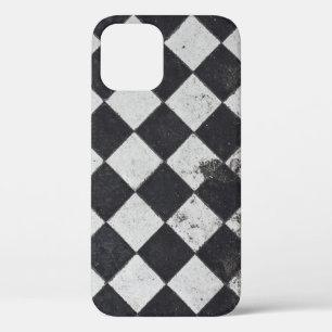 Zwart-witte harlequin Case-Mate iPhone case