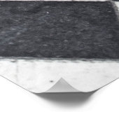 Zwart-witte harlequin poster (Hoek)