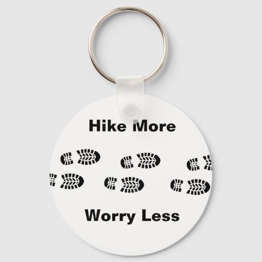 Zwart-witte heek nog zorgwekkender minder Sleutelh Sleutelhanger (Voorkant)