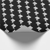 Zwart-witte het Patroon van Schorpioen Cadeaupapier (Hoek)