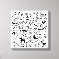 Zwart-witte honden | Een verscheidenheid aan Honde