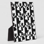 Zwart-witte hoofddoekjes en stripes fotoplaat (Zijkant)