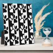 Zwart-witte hoofddoekjes en stripes fotoplaat (Zijkant)