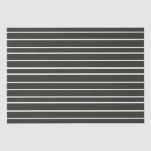 Zwart Witte Horizontale Strepen Tissuepapier