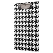 Zwart Witte Houndstooth Rutpatroon Klembord (Links)