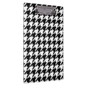 Zwart Witte Houndstooth Rutpatroon Klembord (Rechts)