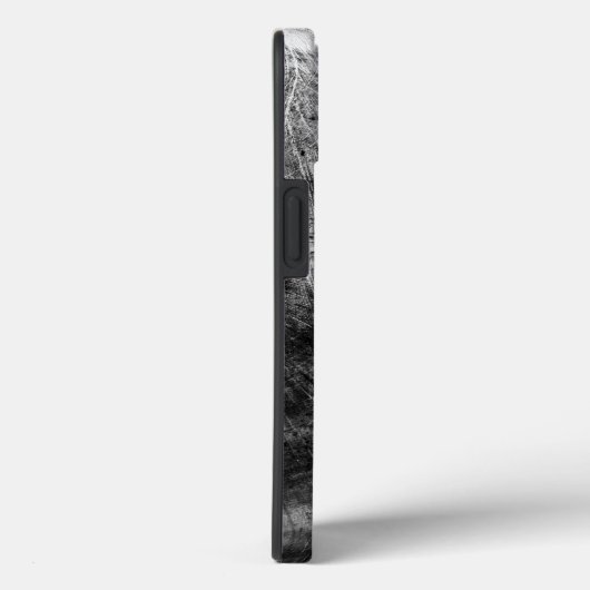 Zwart-witte houtextuur Hoesje-Mate iPhone draagtas Case-Mate iPhone Case (Achterkant / Rechts)
