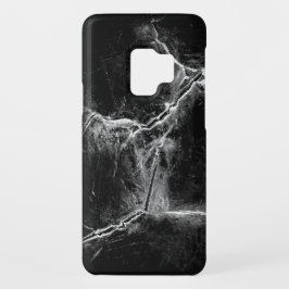 Zwart-witte IJskracks Foto iPhone 15 Case
