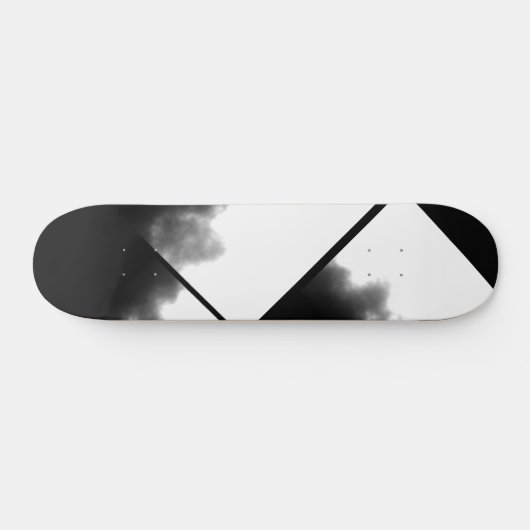 Zwart-witte inkt Bekijk decanteren Skateboard (Horizontaal)