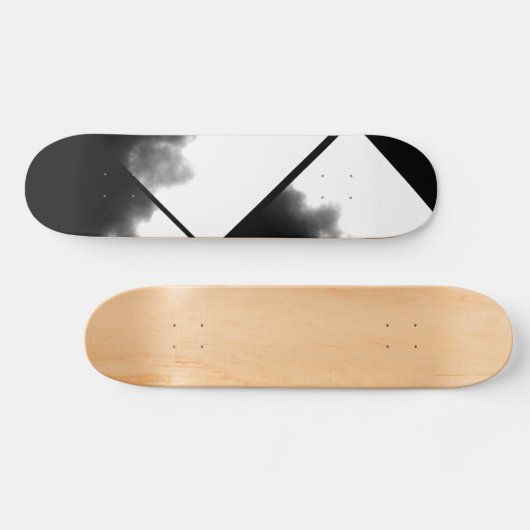 Zwart-witte inkt Bekijk decanteren Skateboard (Horizontaal)