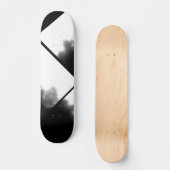 Zwart-witte inkt Bekijk decanteren Skateboard (Voorkant)