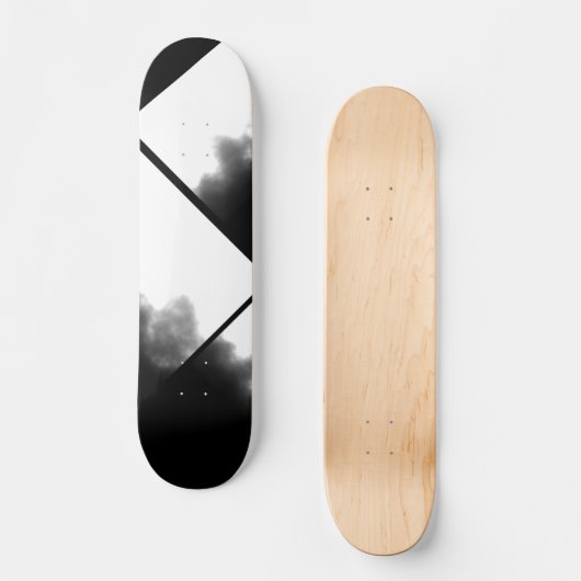 Zwart-witte inkt Bekijk decanteren Skateboard (Voorkant)