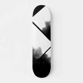 Zwart-witte inkt Bekijk  decanteren Skateboard