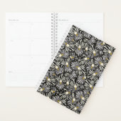 Zwart-witte irisbloem planner (Display)