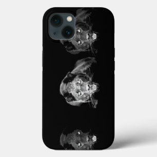 Zwart & Witte Jaguar iPhone 13 Hoesje