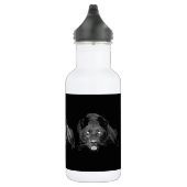 Zwart-witte jaguar waterfles  (Rechts)