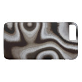Zwart-witte jaspis steen Case-Mate iPhone case (Achterkant (Horizontaal))