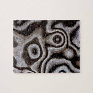 Zwart-witte jaspissteen legpuzzel