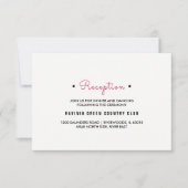 Zwart | Witte Kaarten voor het trekken van bruilof (Voorkant)