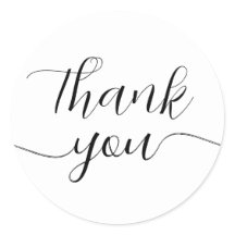 Zwart-witte kalligrafie Elegant Hartelijk dank