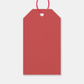 Zwart-witte kat bedankt Gift Tag Cadeaulabel (Achterkant)