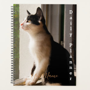 Zwart-witte kat - Dagelijkse planner- HAMbWG Planner