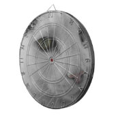 Zwart-witte katten gezicht dartbord (Voorkant Rechts)