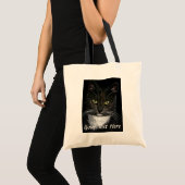 Zwart-witte katten tas (Voorkant (product))