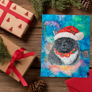 Zwart-witte Katten Vakantie Kerstcadeaus Legpuzzel