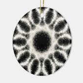 Zwart-witte keramische versiering keramisch ornament (Links)