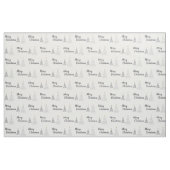 Zwart-witte kerstaven stof (Fat Quarter)