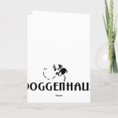 Zwart Witte Kerstkaarten Feestdagen Kaart (Achterkant)