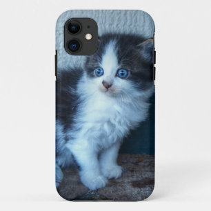 Zwart + Witte Keuten iPhone 11 Hoesje