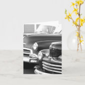 Zwart-witte Klassic-autonotecard Kaart (Gele Bloem)