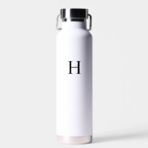 Zwart Witte Klassieke Elegante Monogram