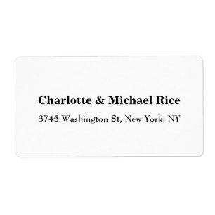 Zwart-witte klassieke tekst elegante familie etiket