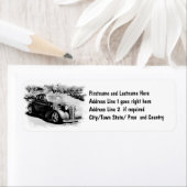 Zwart-witte kleur -  auto etiket (Insitu)