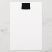 Zwart-witte kleur briefpapier (Voorkant)