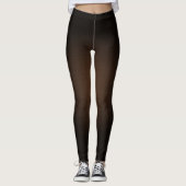 Zwart-witte kleur leggings (Voorkant)