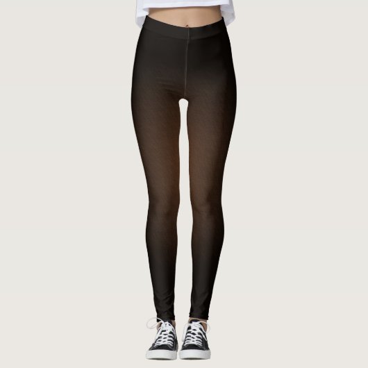 Zwart-witte kleur leggings (Voorkant)