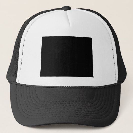 Zwart-witte kleur trucker pet (Voorkant)