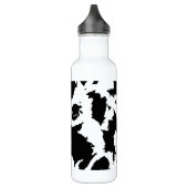 Zwart-witte klodders waterfles  (Links)