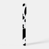 Zwart-witte koe iPhone 15 case (Rechterkant)