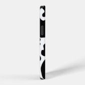 Zwart-witte koe iPhone hoesje (Rechterkant)